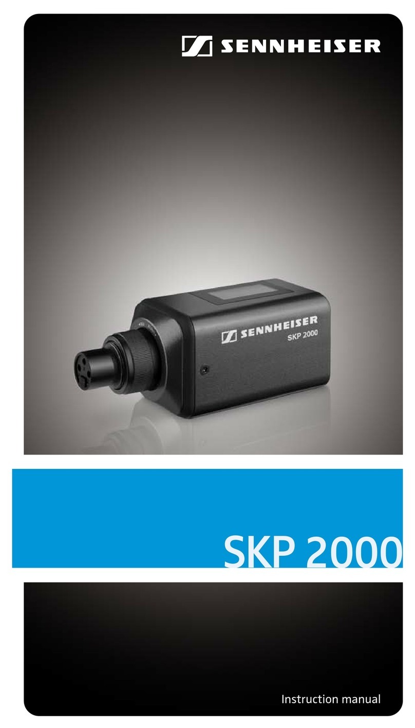 Sennheiser SKP 2000 - 06-09 instruction manual