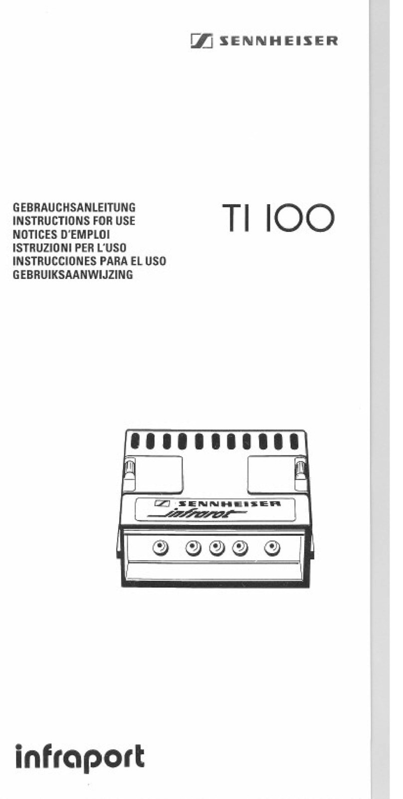 Sennheiser TI 100 manual