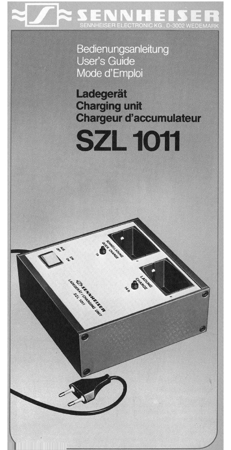 Sennheiser SZL 1011 manual