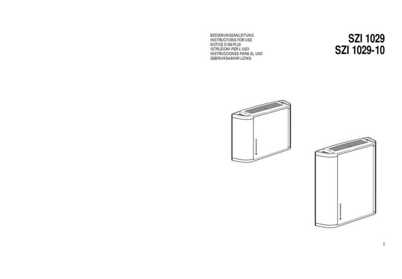 Sennheiser SZI 1029-10 Instructions for use