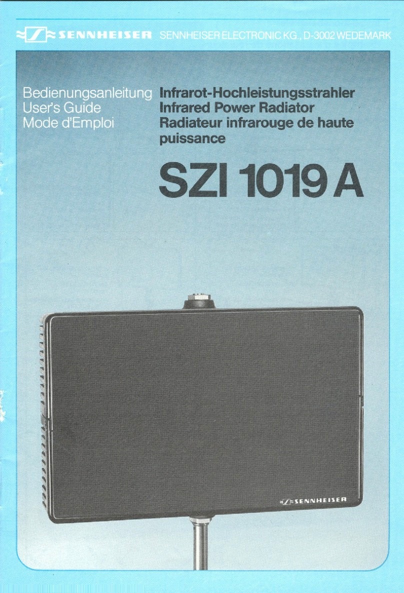 Sennheiser SZI 1019 manual