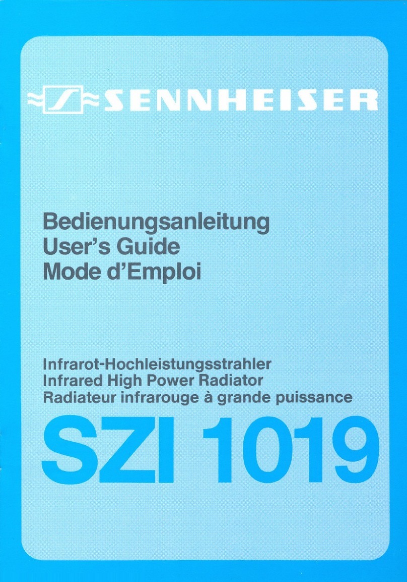 Sennheiser SZI 1019 manual