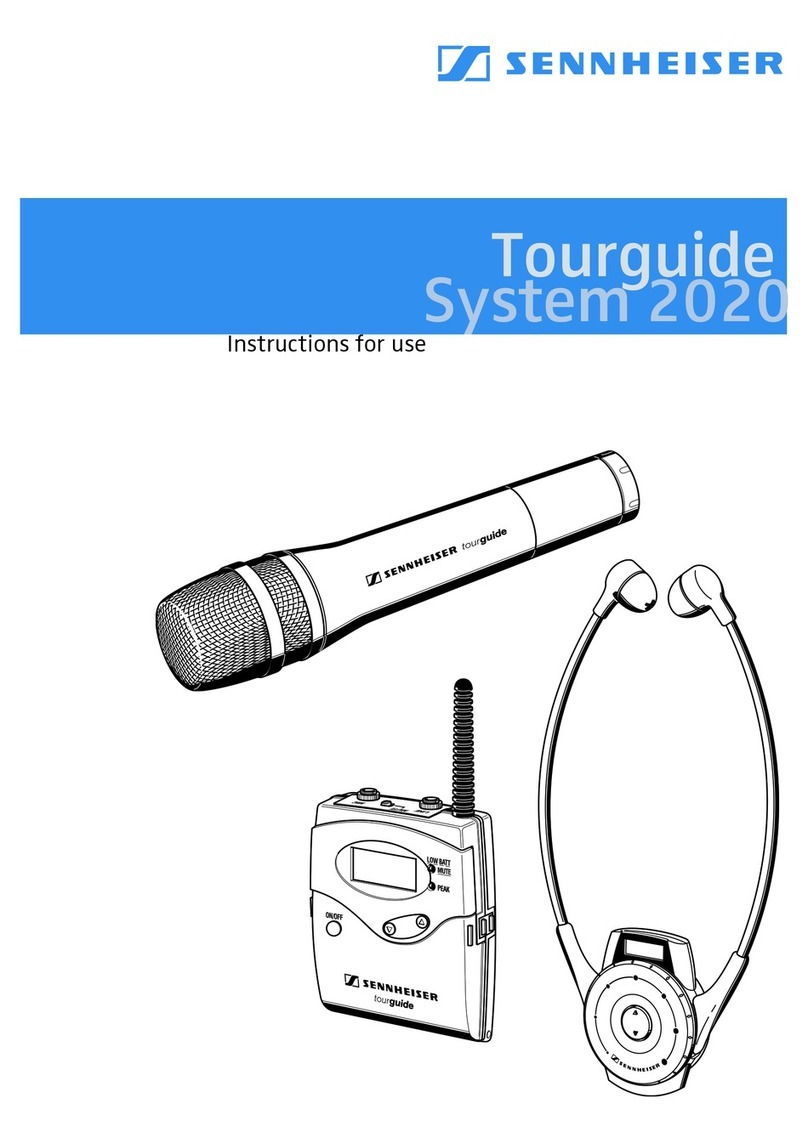 Sennheiser SYSTEM 2020 Instructions for use