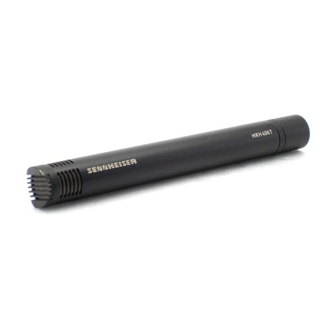 Sennheiser MKH 406 T 3 MKH 406 TU 3 User manual