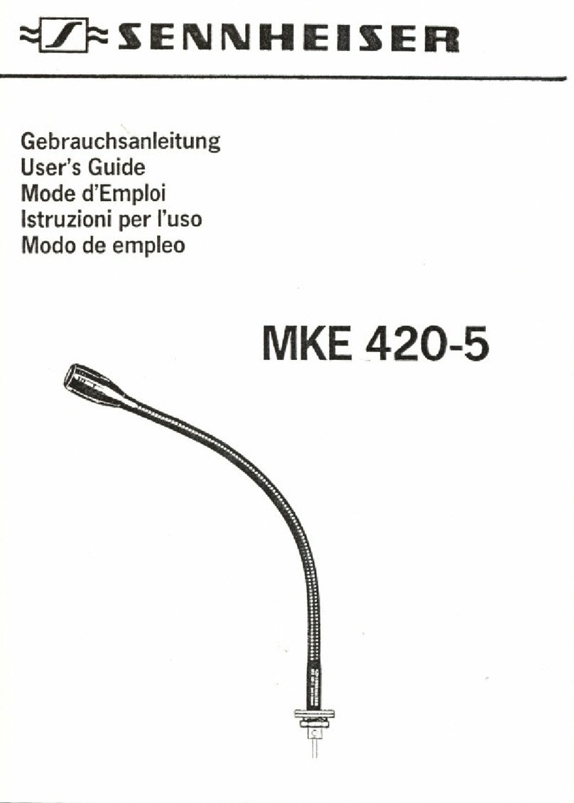 Sennheiser MKE 420-5 user guide
