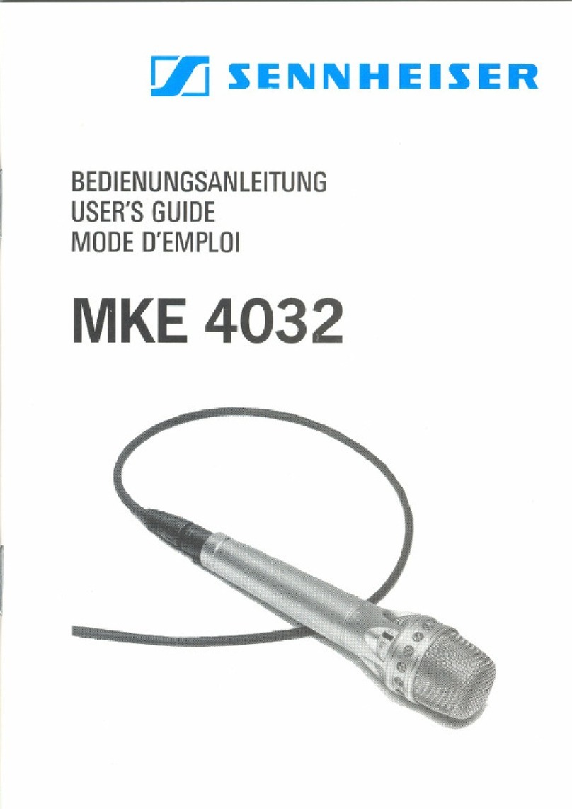 Sennheiser MKE 4032 manual