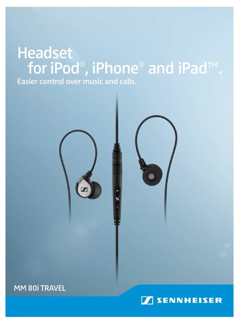 Sennheiser MM 80i TRAVEL Product sheet