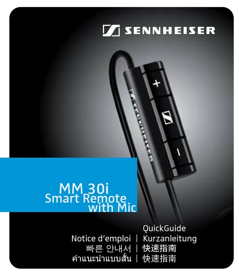 Sennheiser MM 30I - User manual