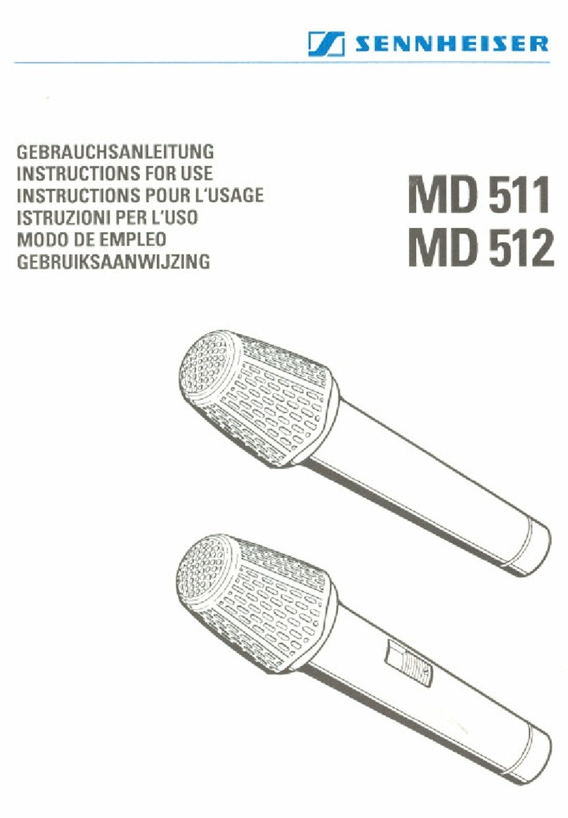 Sennheiser MD 511 Instructions for use