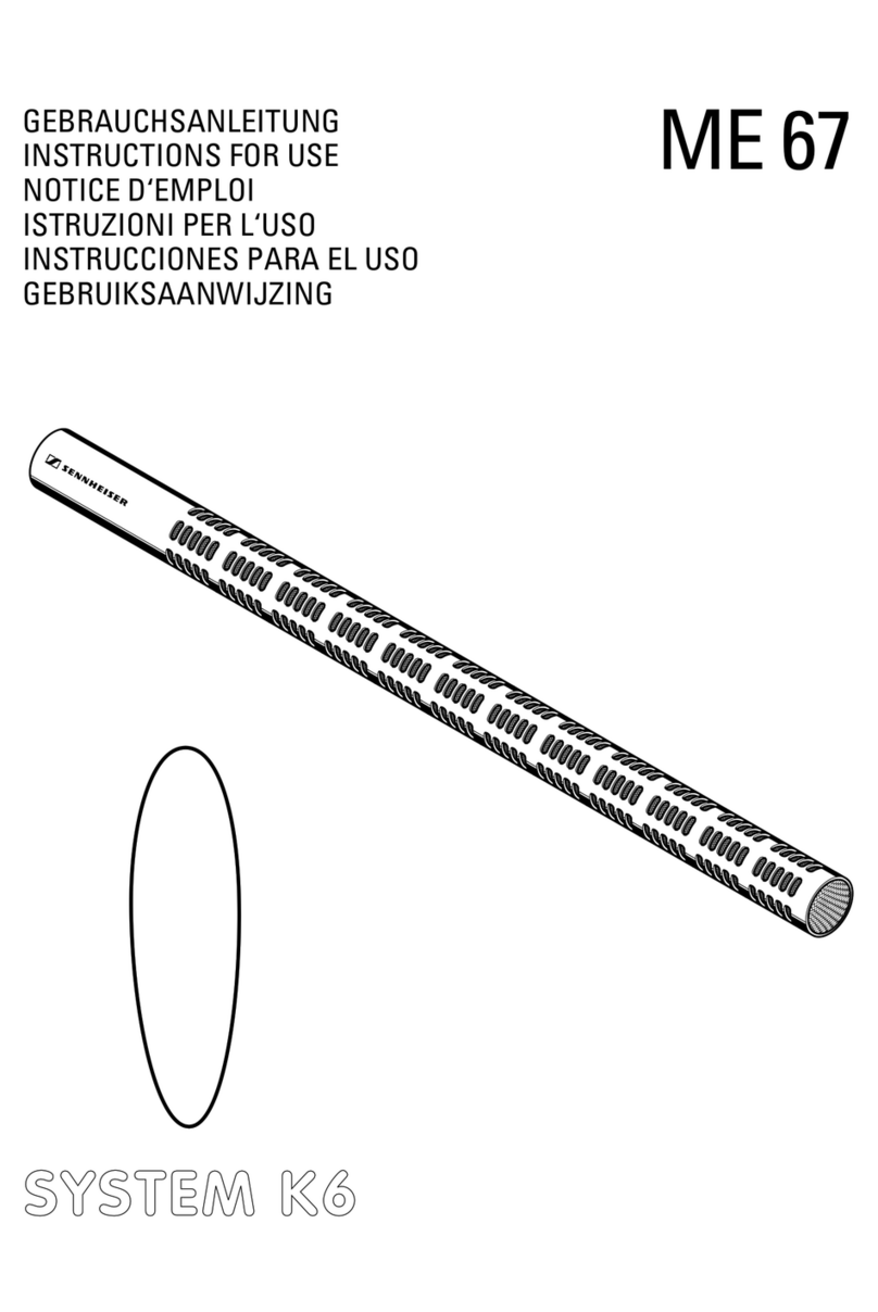 Sennheiser ME 67 Instructions for use