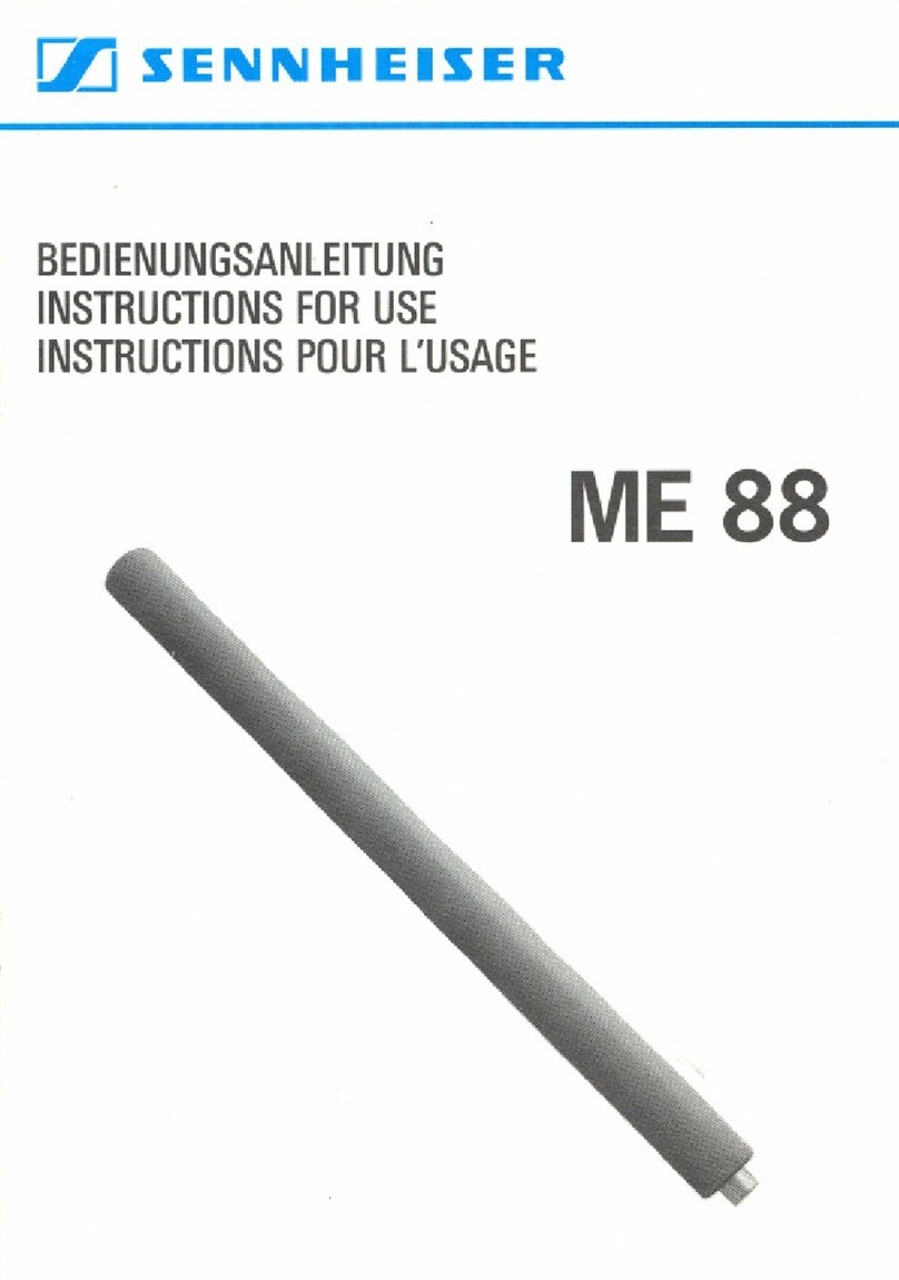 Sennheiser ME 88 manual