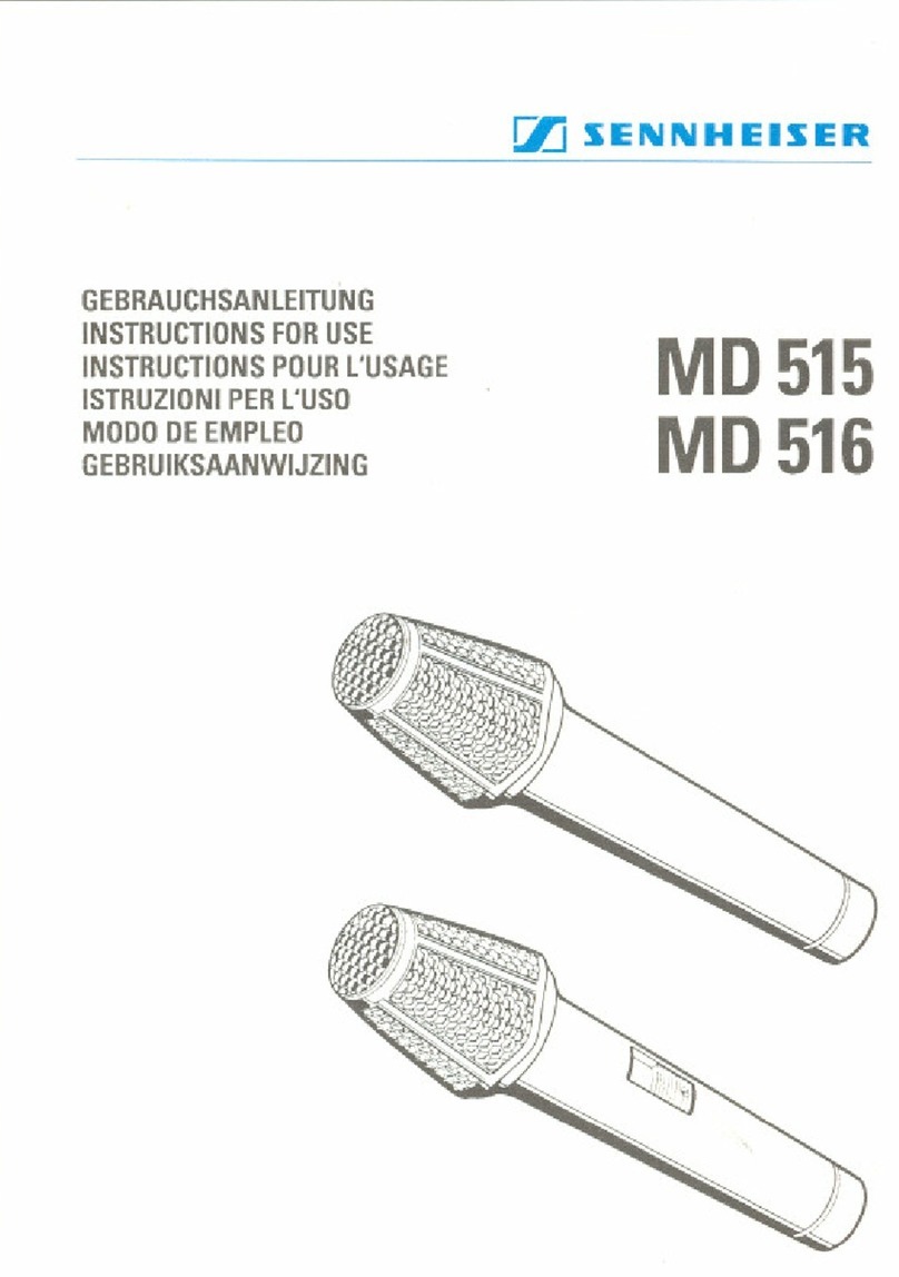 Sennheiser MD 515 Instructions for use