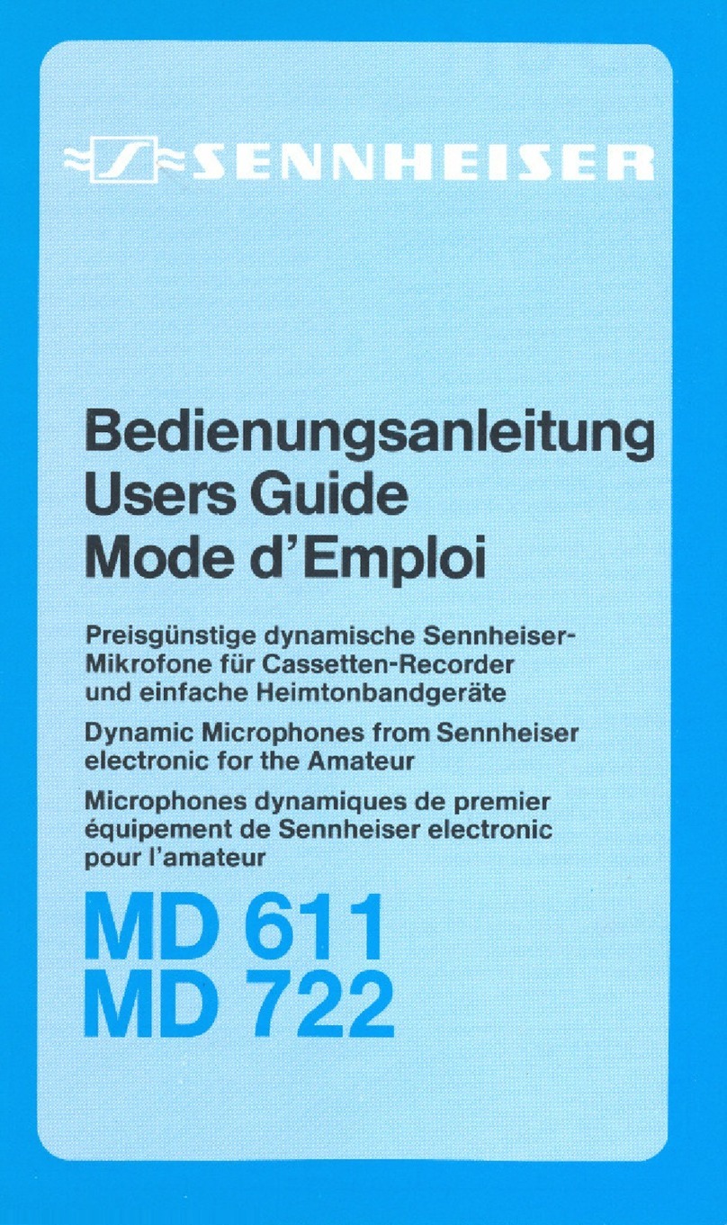 Sennheiser MD 611 manual