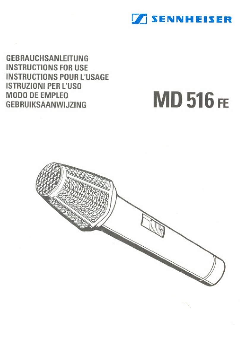 Sennheiser MD 516 FE Instructions for use
