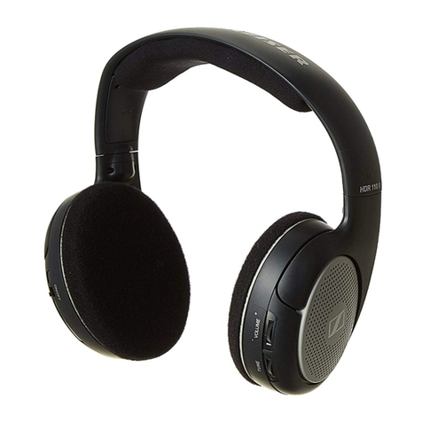 Sennheiser RS 110 II User manual