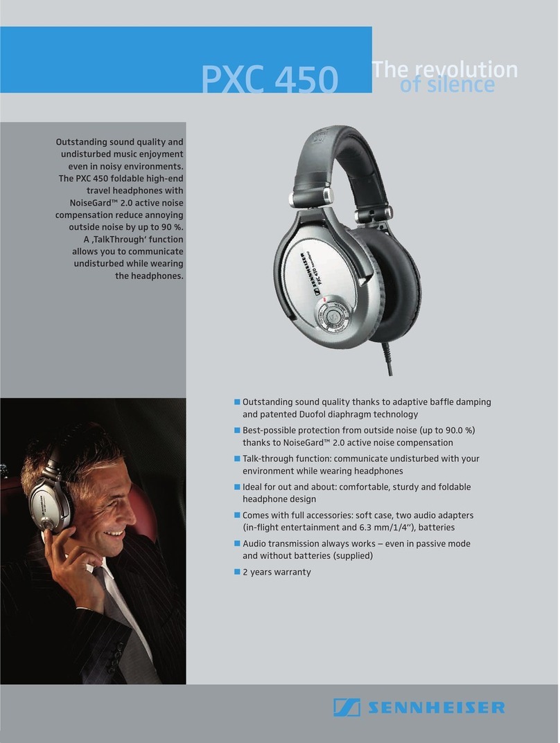 Sennheiser PXC 450 User manual