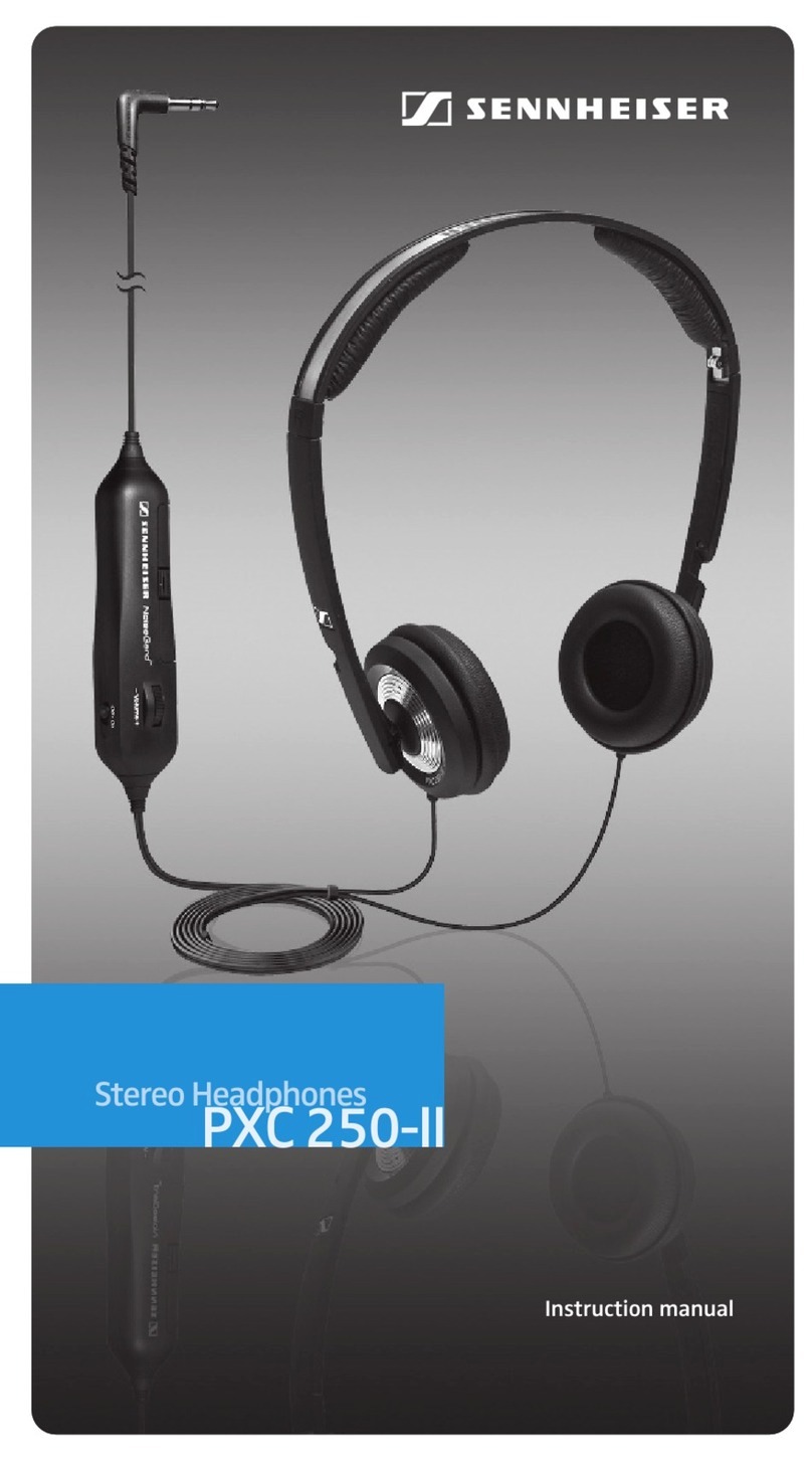 Sennheiser PXC 250-II instruction manual