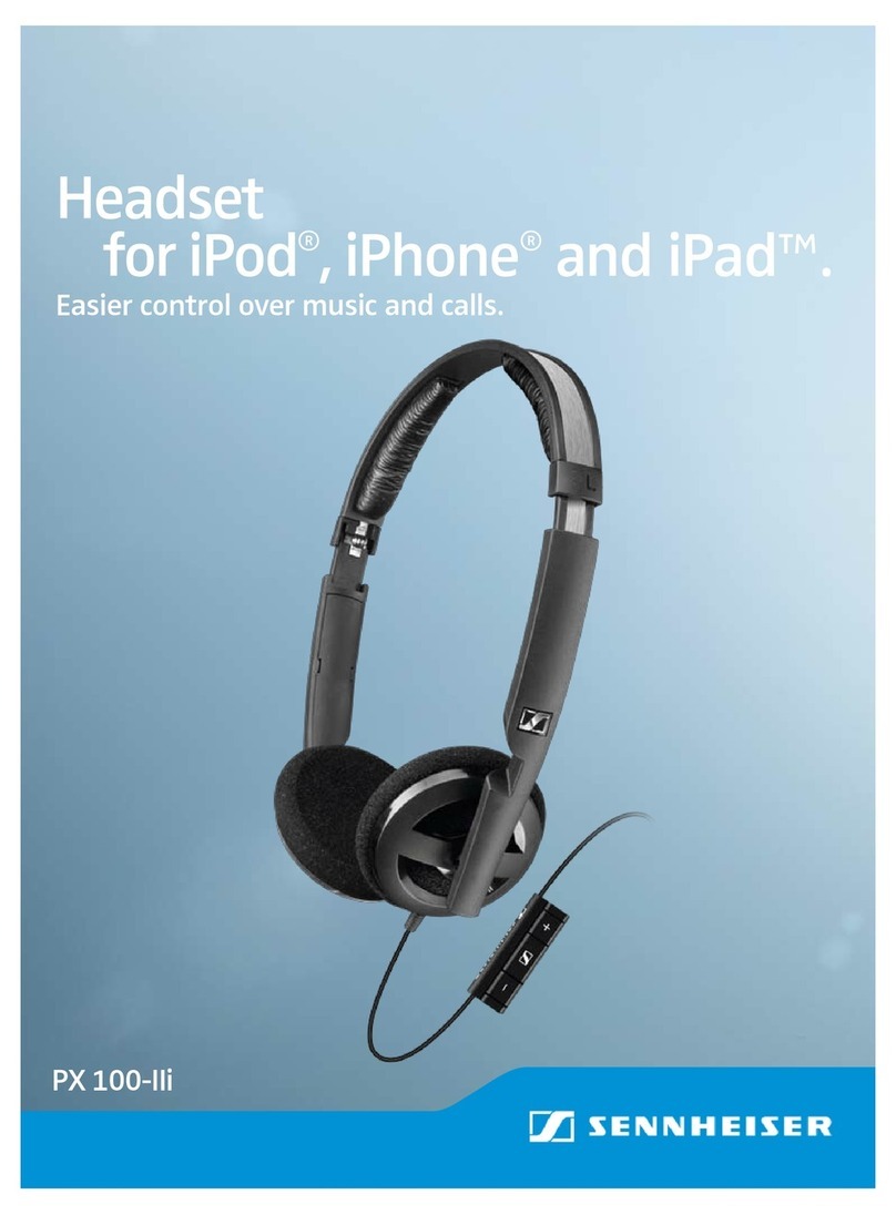 Sennheiser PX 100-LLI User manual