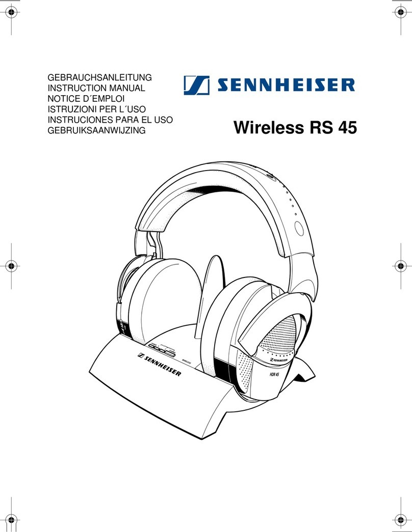 Sennheiser RS 45 instruction manual