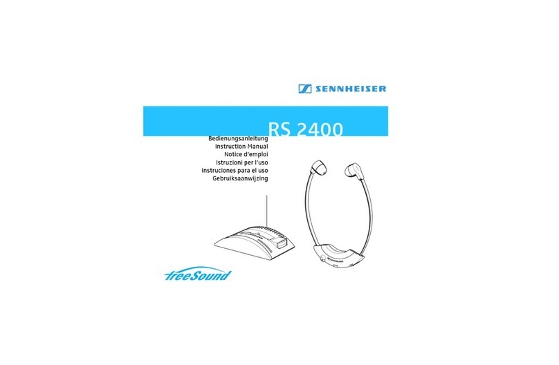 Sennheiser RS 2400 instruction manual
