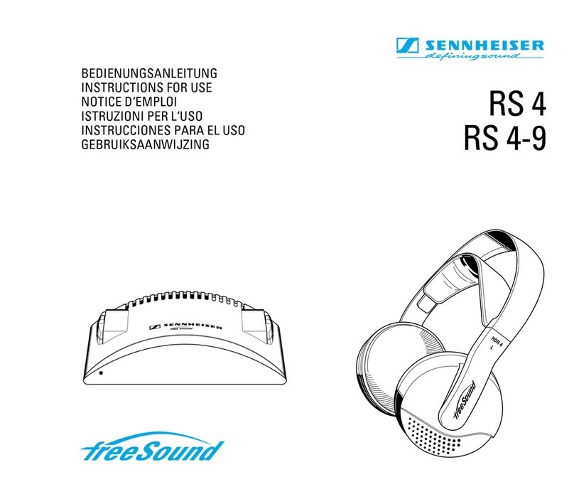 Sennheiser RS 4 Instructions for use