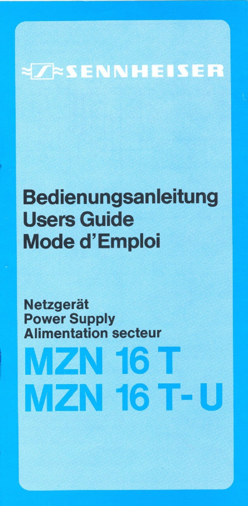 Sennheiser MZN 16 T manual