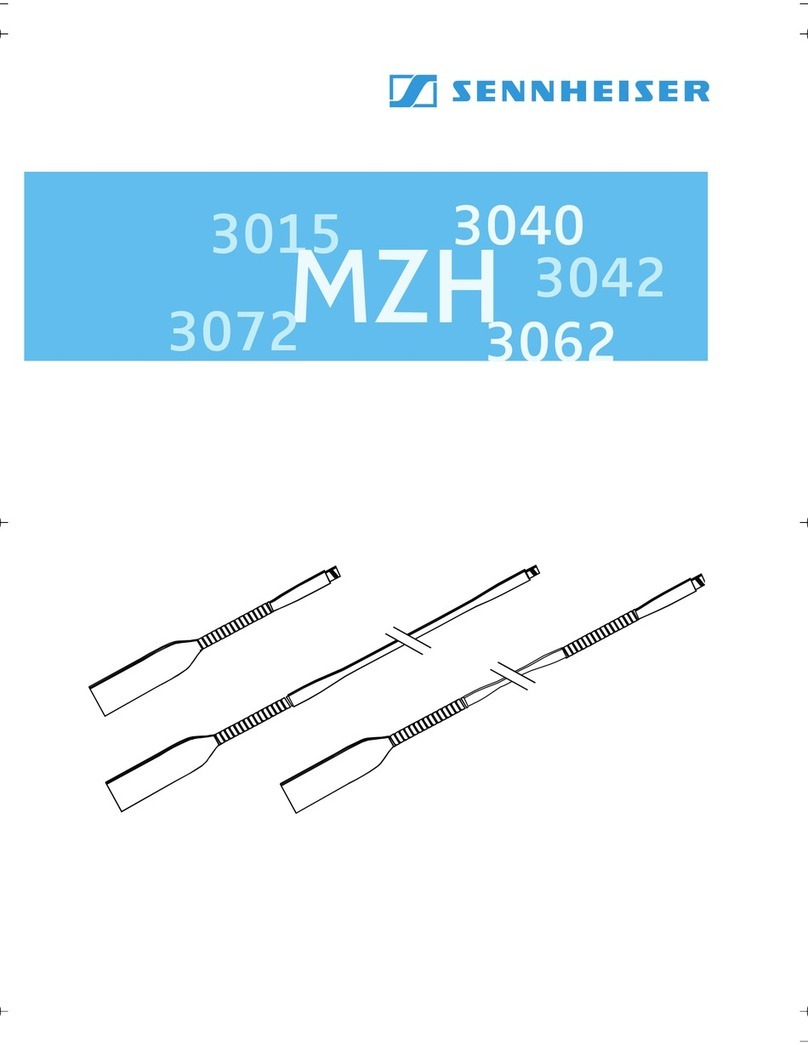 Sennheiser MZH 3015 manual