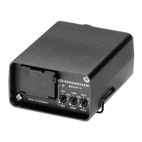 Sennheiser MZA 14 User manual