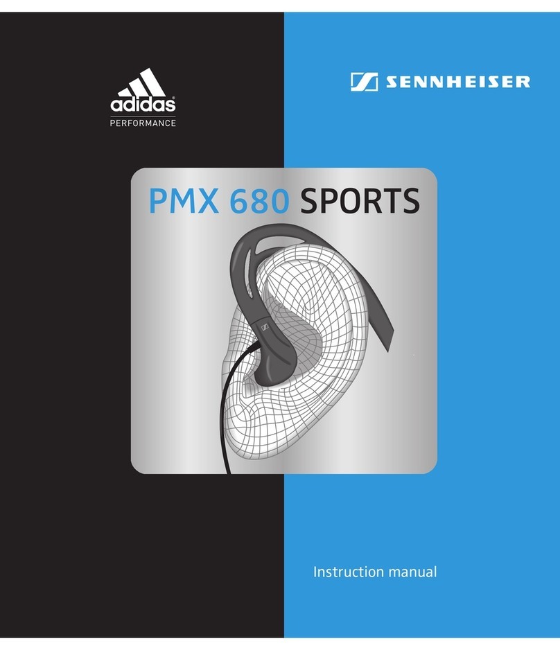 Sennheiser PMX 680 SPORTS - 10-09 User manual