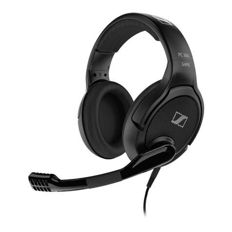 Sennheiser PC 360 G4ME User manual