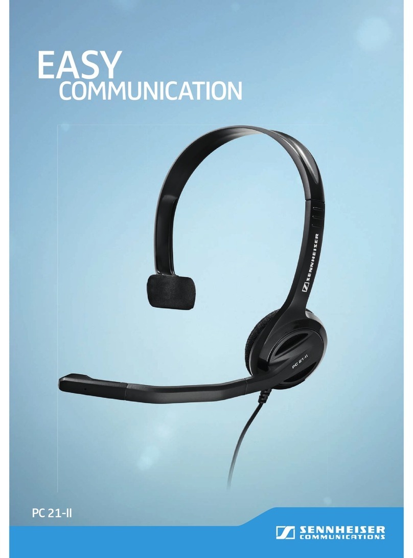 Sennheiser PC 21-II datasheet