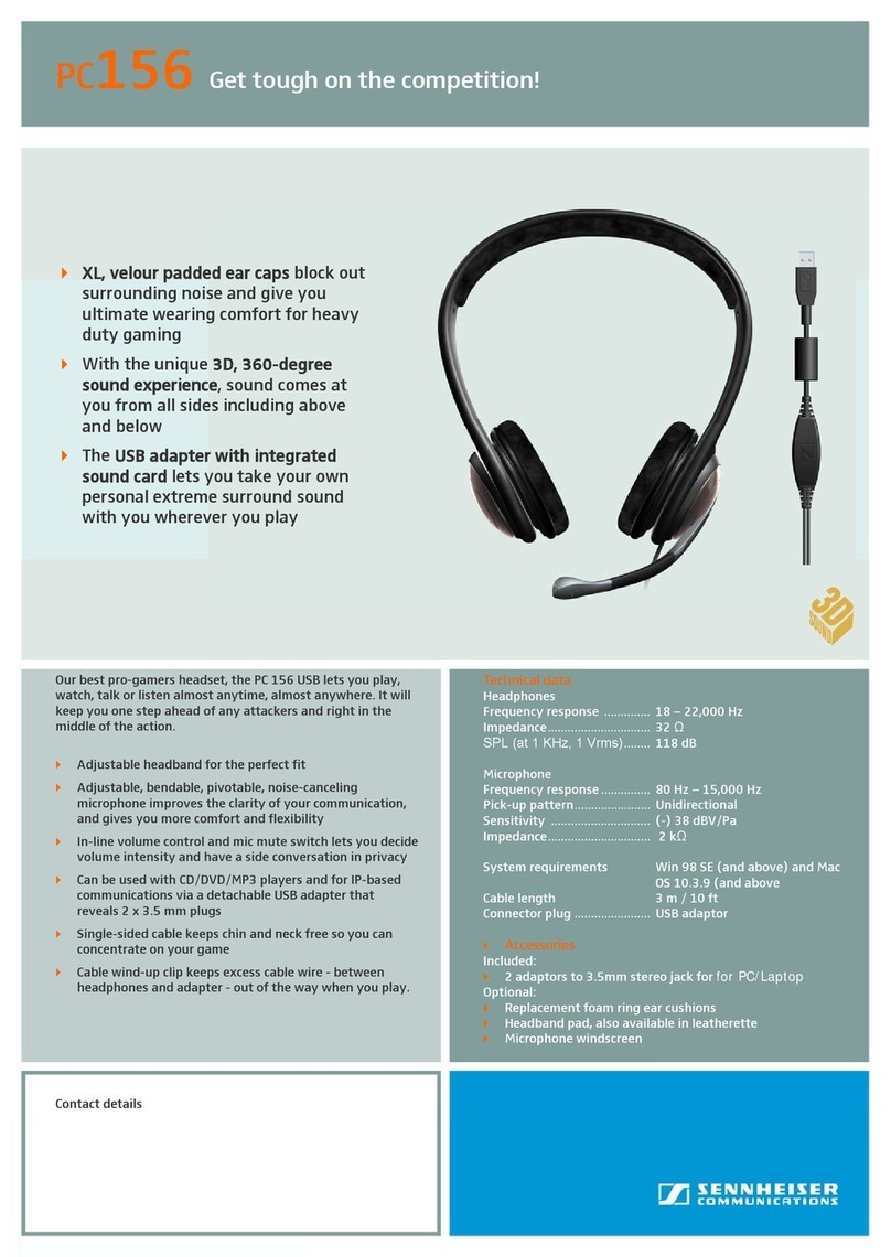 Sennheiser PC 156 brochure