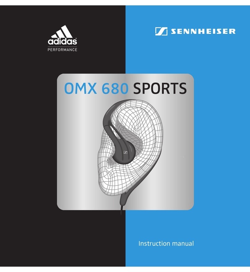 Sennheiser OMX 680 SPORTS - 10-09 User manual
