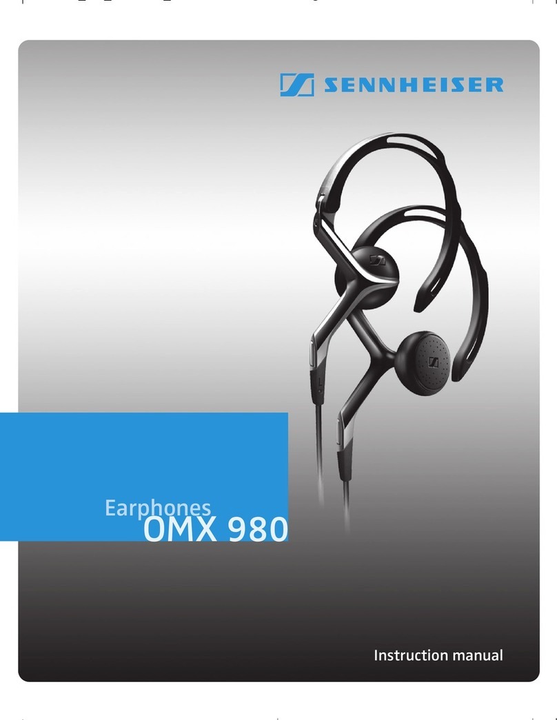 Sennheiser OMX 980 - 08-09 instruction manual