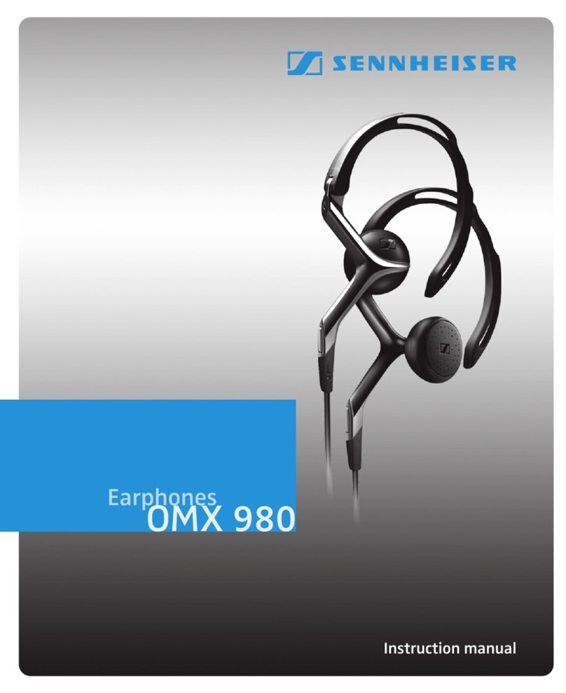 Sennheiser OMX 980 User manual
