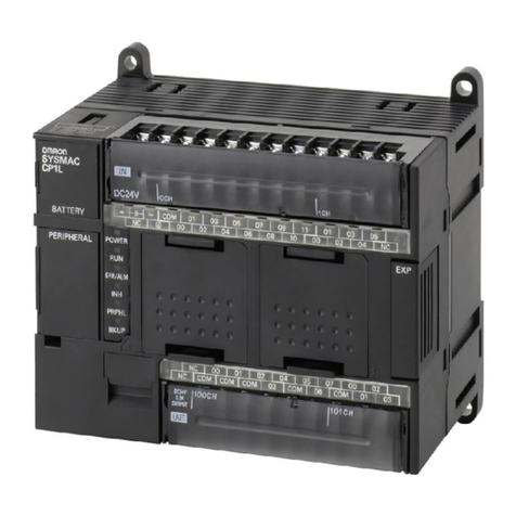 Omron CP1L CPU UNIT - 03-2009 Operation manual