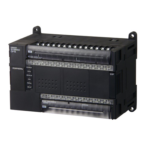 Omron CP1E CPU UNIT SOFTWARE User manual