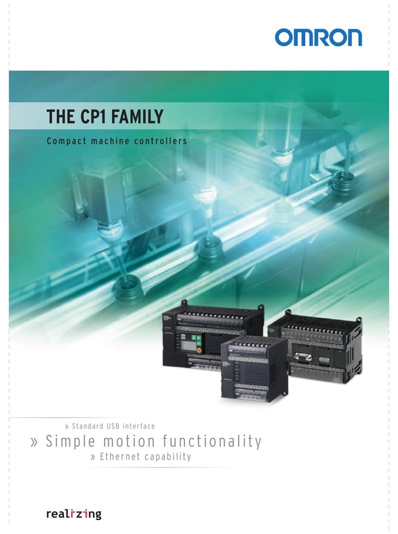 Omron CP1 - User manual