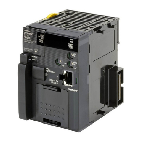 Omron CJ2*-CPU Series User manual