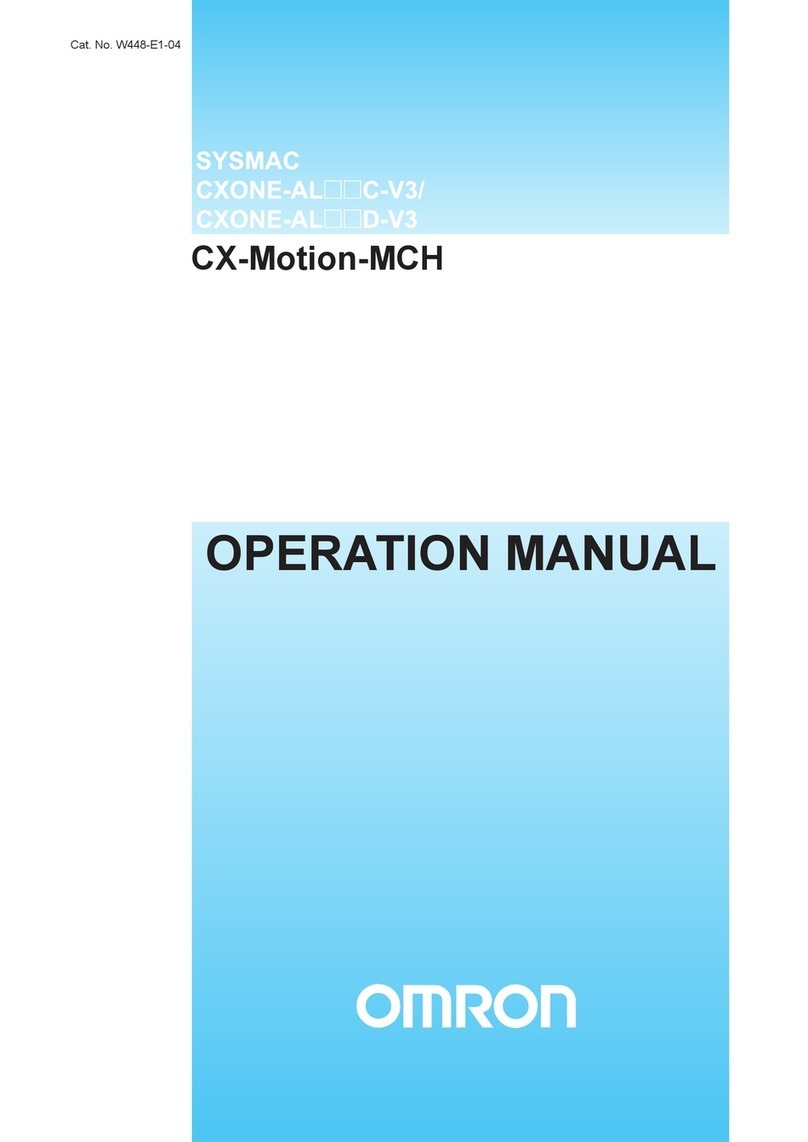 Omron CX-MOTION - 06-2008 User manual