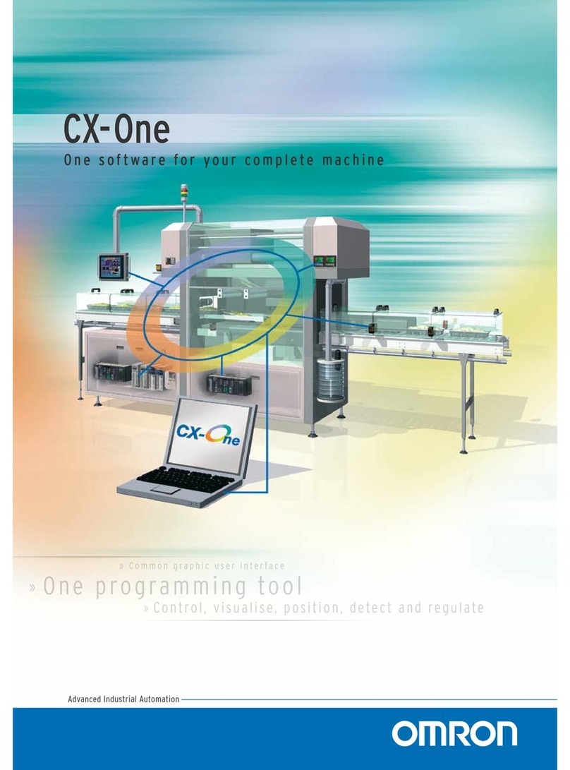 Omron CX-ONE User manual