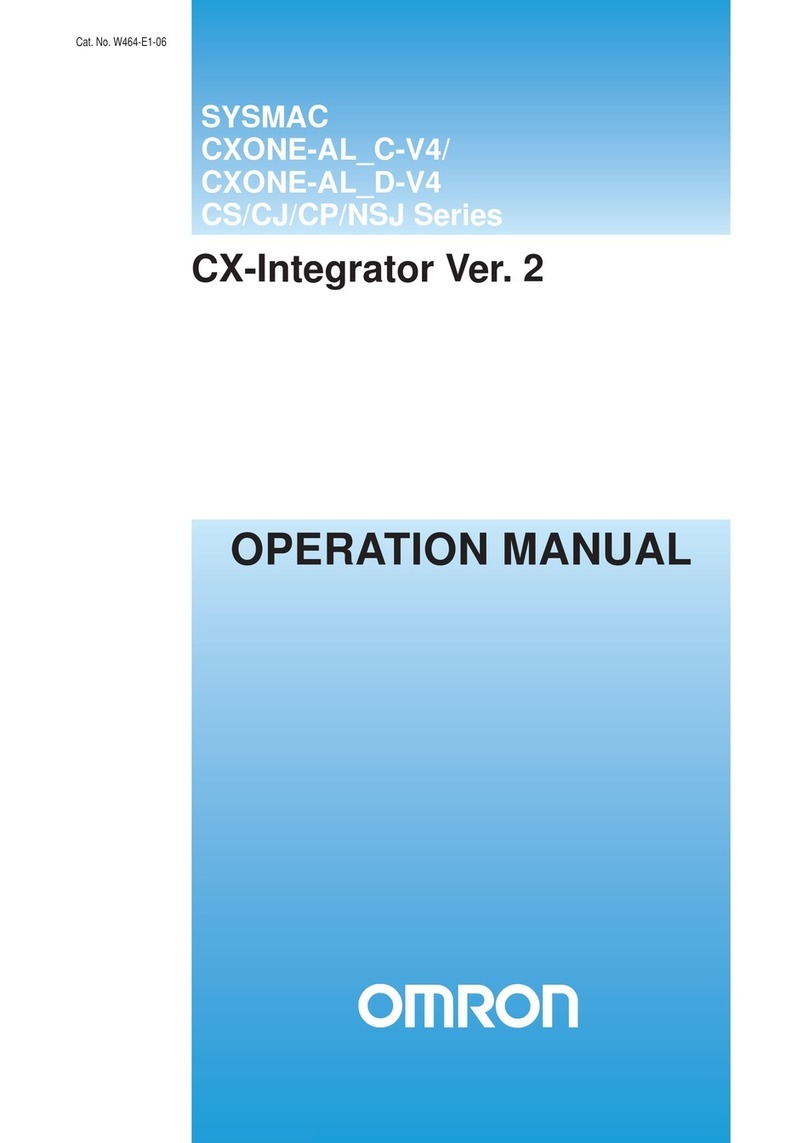 Omron CX-INTEGRATOR V2 - 12-2009 User manual