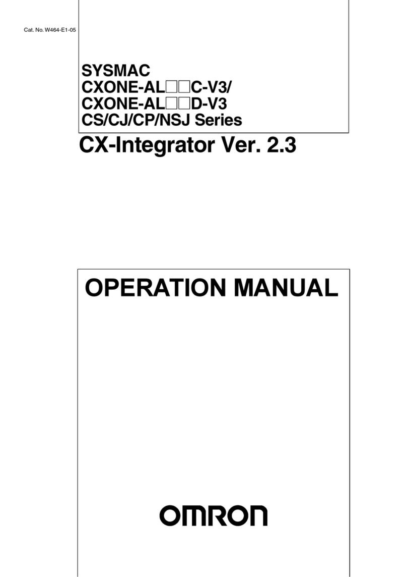 Omron CX-INTEGRATOR - V2.3 REV 02-2009 User manual