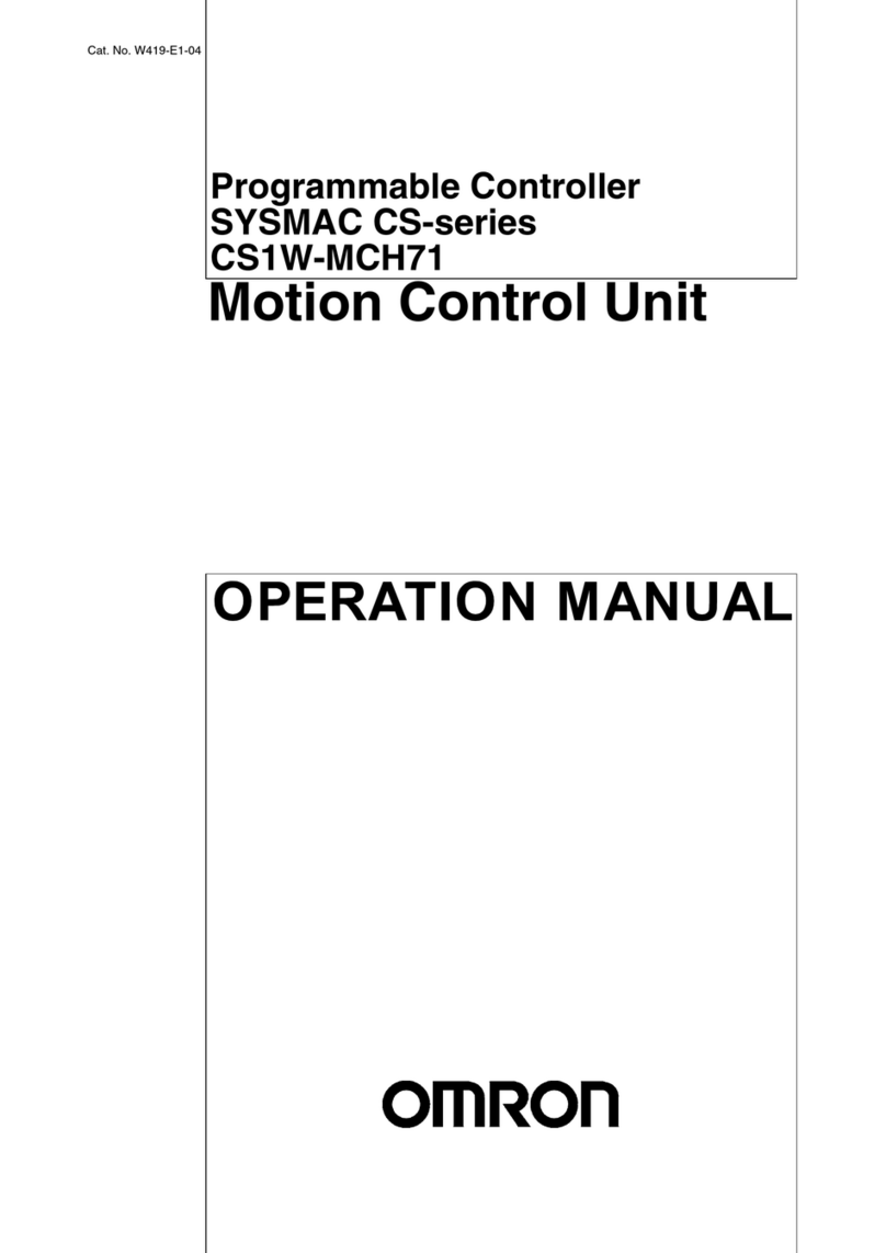 Omron CS1W-MCH71 - User manual