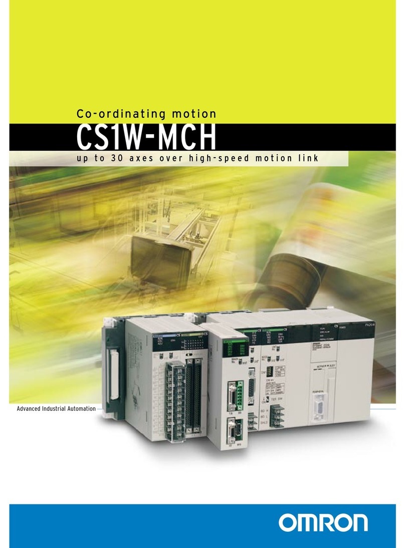 Omron CS1W-MCH brochure