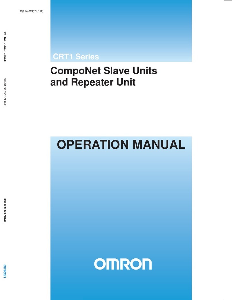 Omron CRT1 - 10-2008 Operation manual