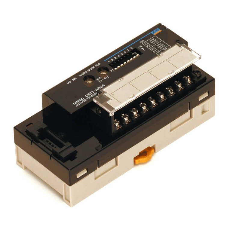 Omron CRT1 - 10-2009 User manual