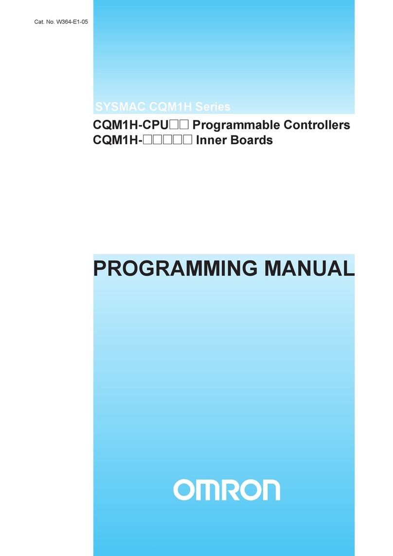 Omron CQM1H - PROGRAM Owner's manual