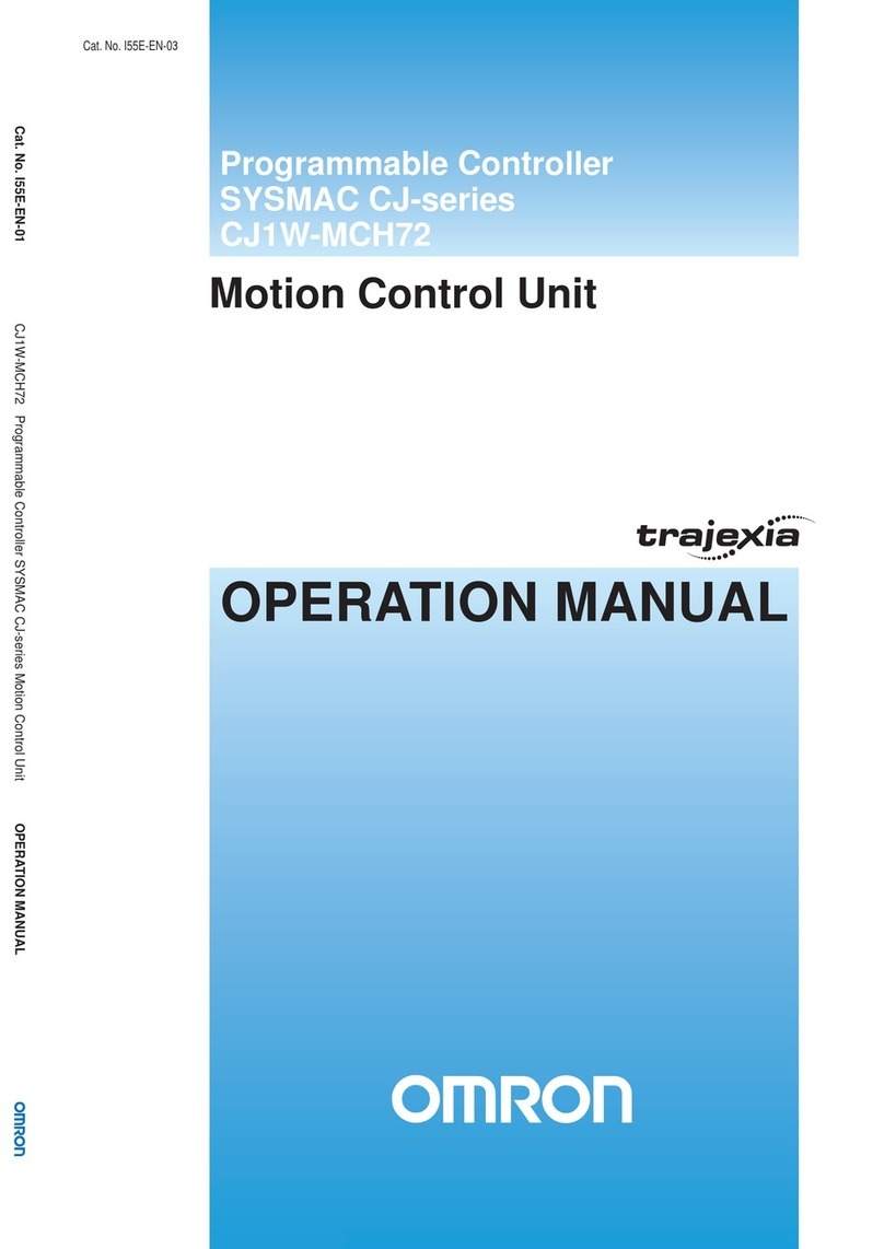 Omron trajexia CJ1W-MCH72 User manual