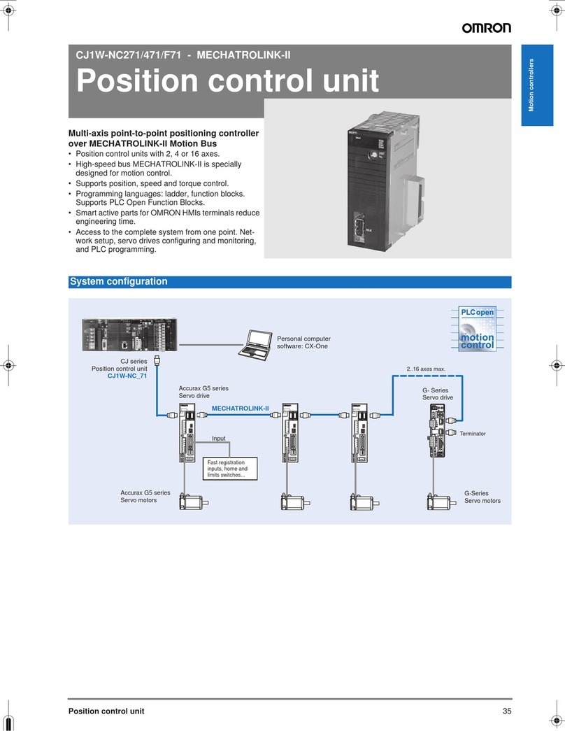 Omron CJ1W-NC271 System configuration